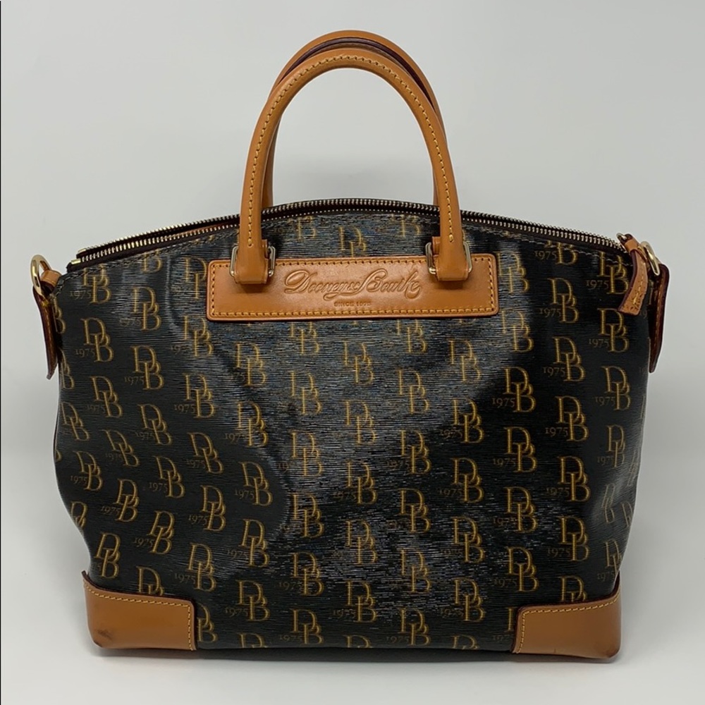 Dooney & Bourke 1975 Signature Vanessa Satchel Bag
